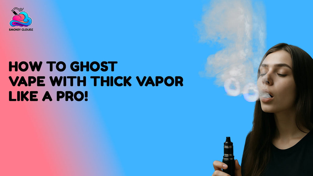 How To Ghost Vape With Thick Vapor Like A Pro!
