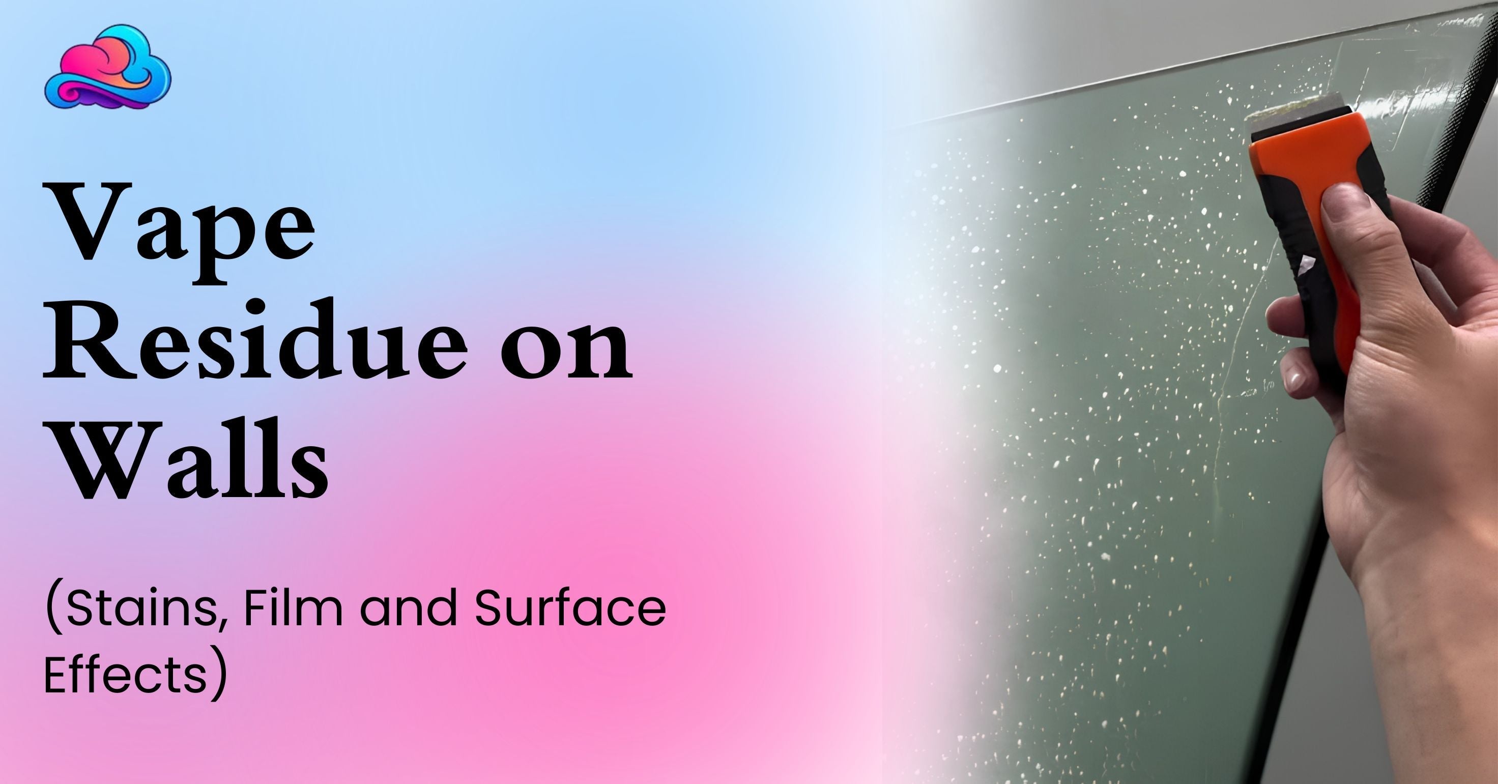 does vaping stain walls