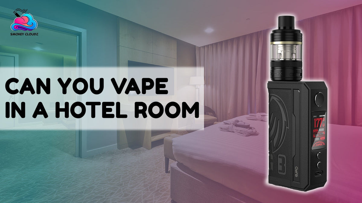 Can you vape in a hotel room?