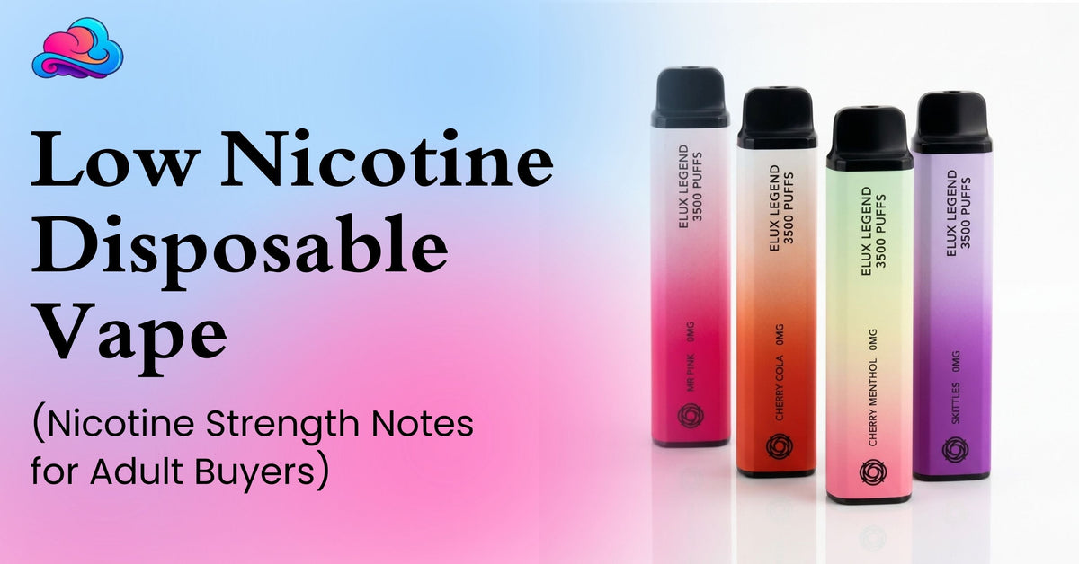 low nicotine disposable vape