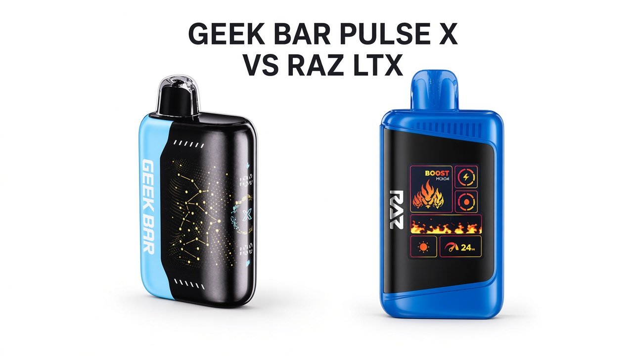 Geek Bar Pulse X vs RAZ LTX: Specs, Price & Which to Buy