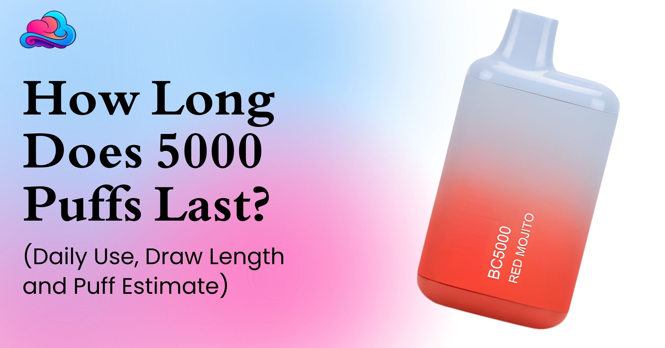 how long does 5000 puffs last
