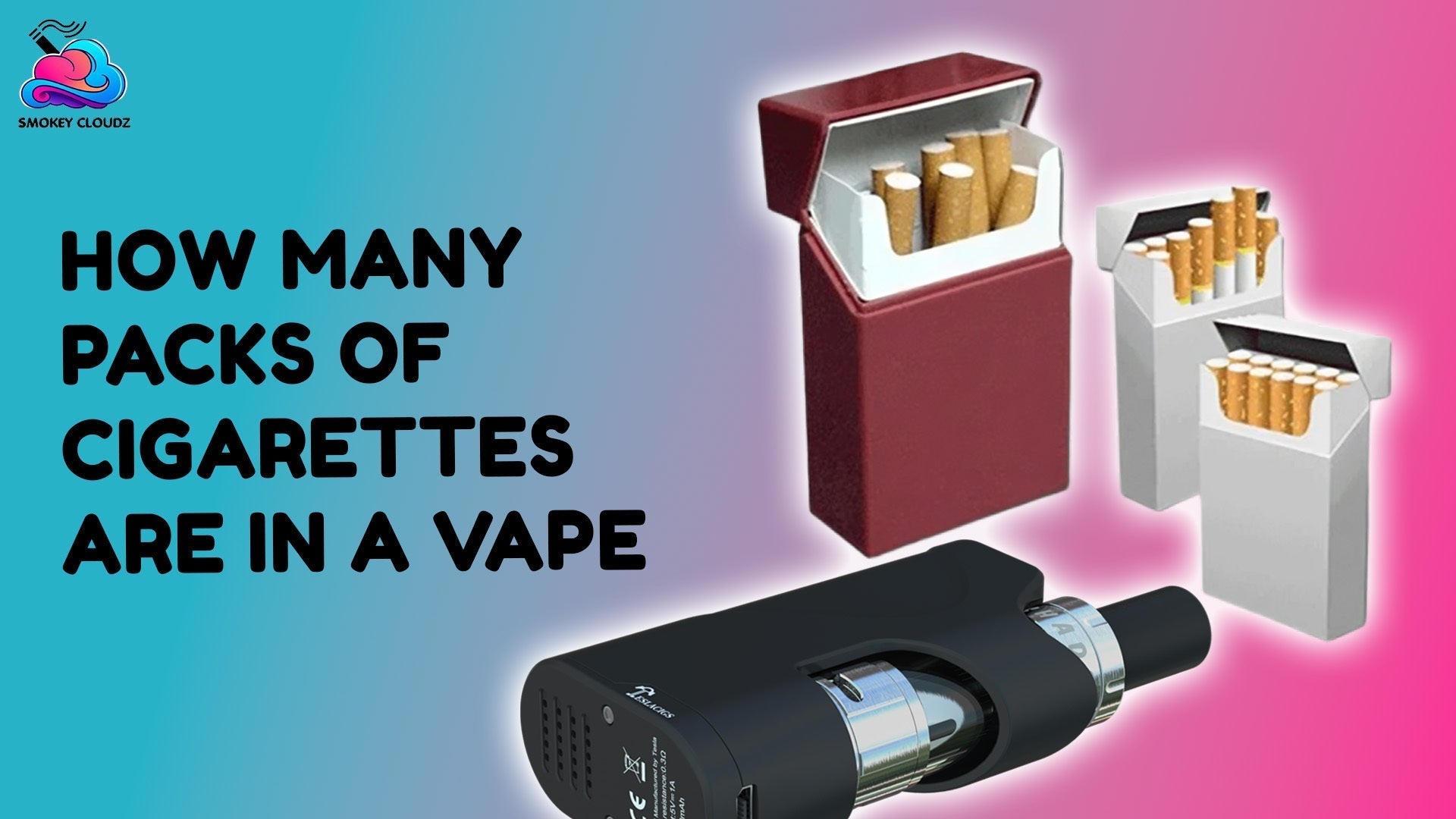 How Many Packs of Cigarettes Are in a Vape?