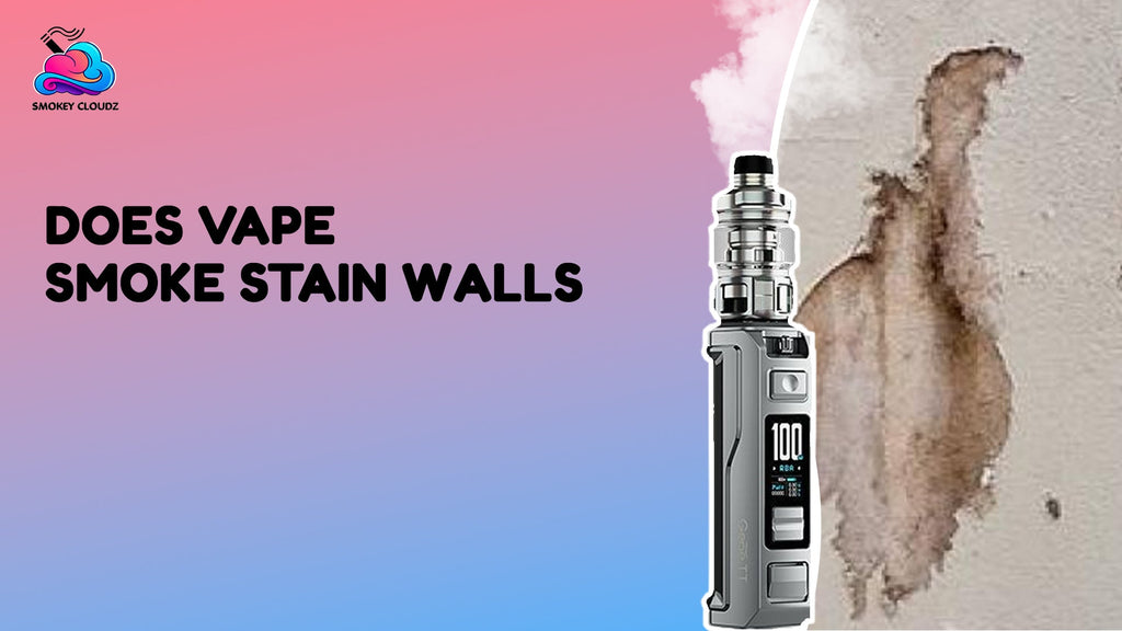 Does Vape Smoke Stain Walls When Used Indoors on a Regular Basis