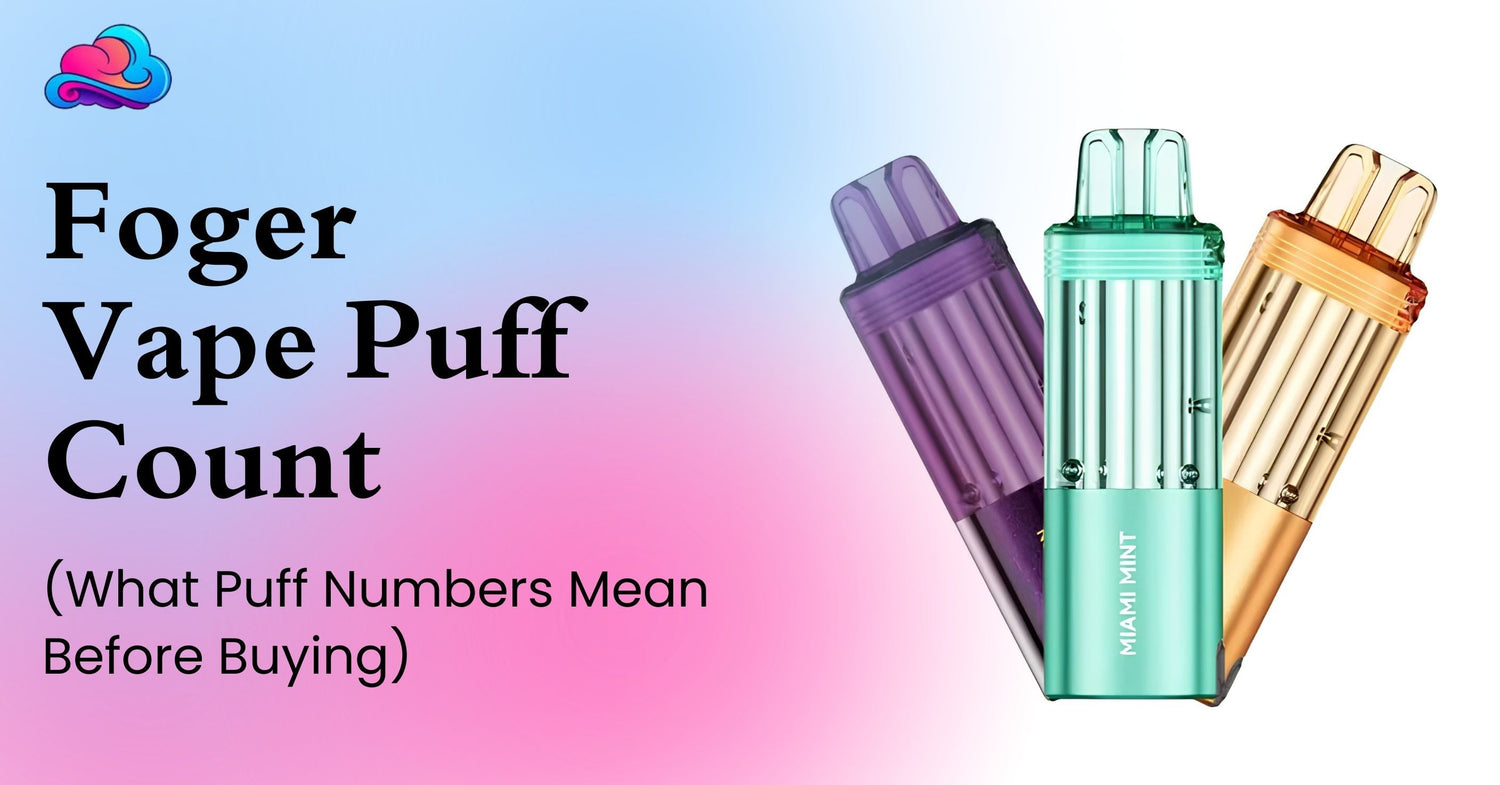Foger vape puff count
