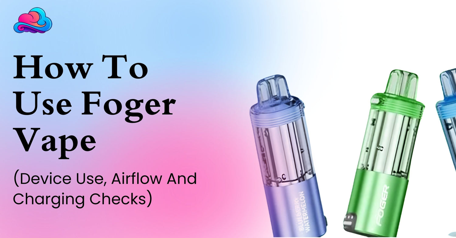 How to use Foger vape