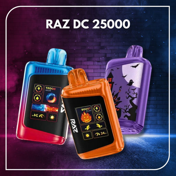RAZ DC25000 Flavors