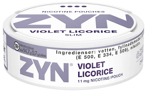 ZYN Violet Licorice Slim 9mg