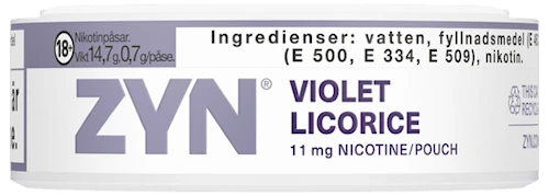 ZYN Violet Licorice Slim 9mg