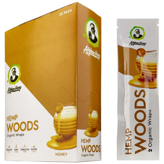 AFGHAN HEMP WOOD 25CT HONEY