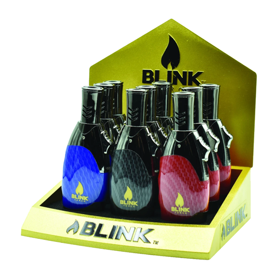 BLINK ASSORTED COLOR TABLE TORCH DISPLAY 9CT