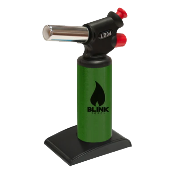 LB04 Green Table Torch Lighter - 1CT Display