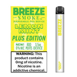 Breeze Plus Zero Nicotine Lemon Mint  