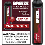 Breeze Pro Disposable Vape: 2000 Puffs, 6ml Capacity