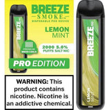 Breeze Pro Lemon Mint Flavor - Disposable Vape