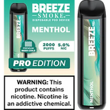 Breeze Pro Menthol Flavor - Disposable Vape