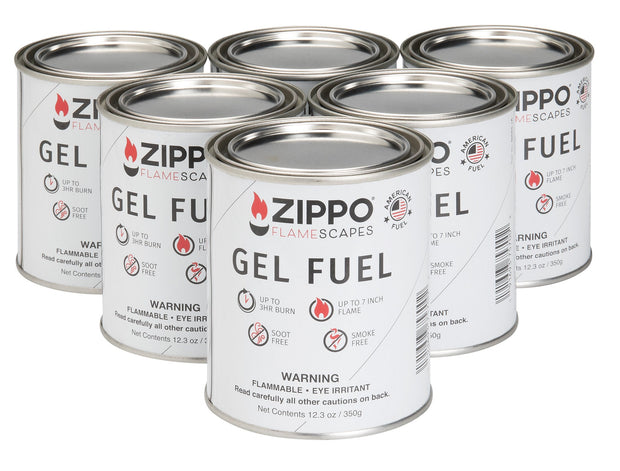 Zippo FlameScapes™ Gel Fuel (6 pack)