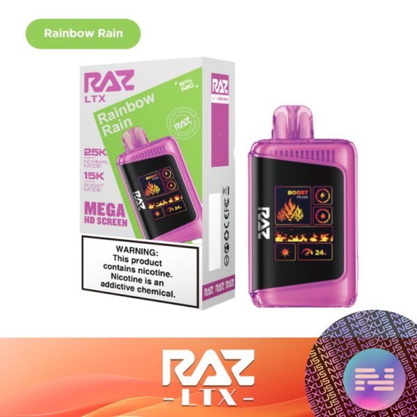 Rainbow_Rain.png RAZ LTX 25000 Disposable Vape (25K Puffs)