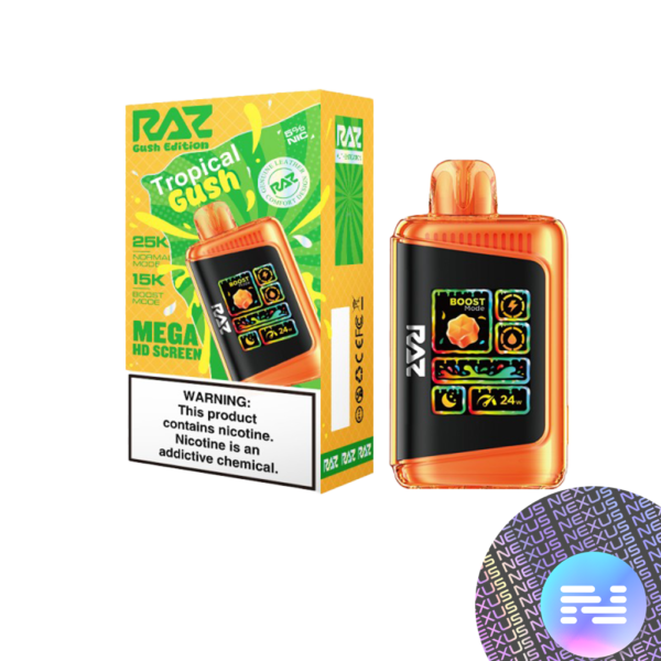 TropicalGushWatermark.png RAZ LTX 25000 Disposable Vape (25K Puffs)