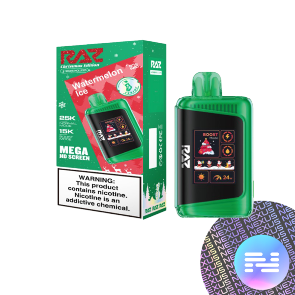 Watermelon_Ice_Watermark_2e8c2447-37be-4d9b-84c1-fd6f83d75064.png RAZ LTX 25000 Disposable Vape (25K Puffs)