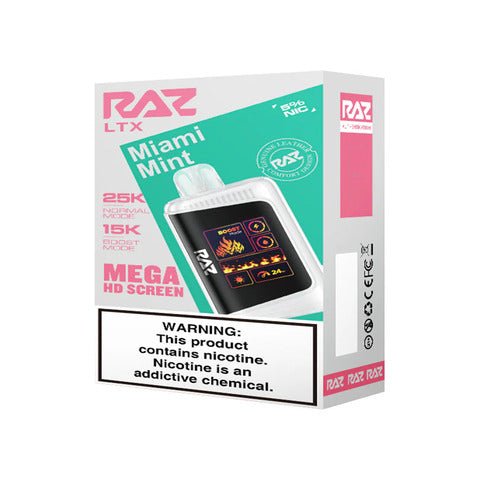 raz-ltx-25k-miami-mint-box.jpg RAZ LTX 25000 Disposable Vape (25K Puffs)