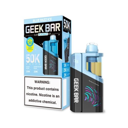 Geek Bar Clio Platinum 50K Vape Kit (Battery + Pod)