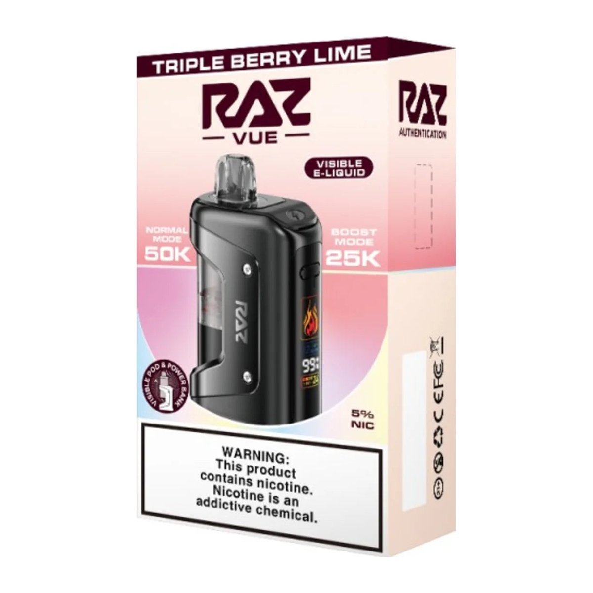 RAZ Vue 50K Vape Kit – Battery + Pod (50K Puffs)